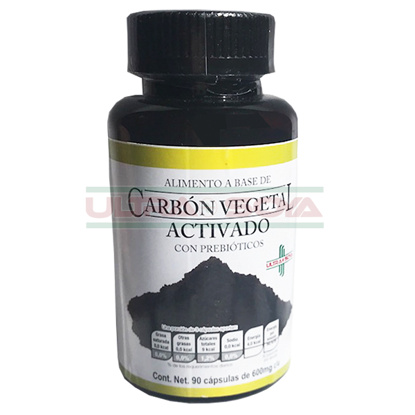 CARBON ACTIVADO Y PREBIOTICOS C/90